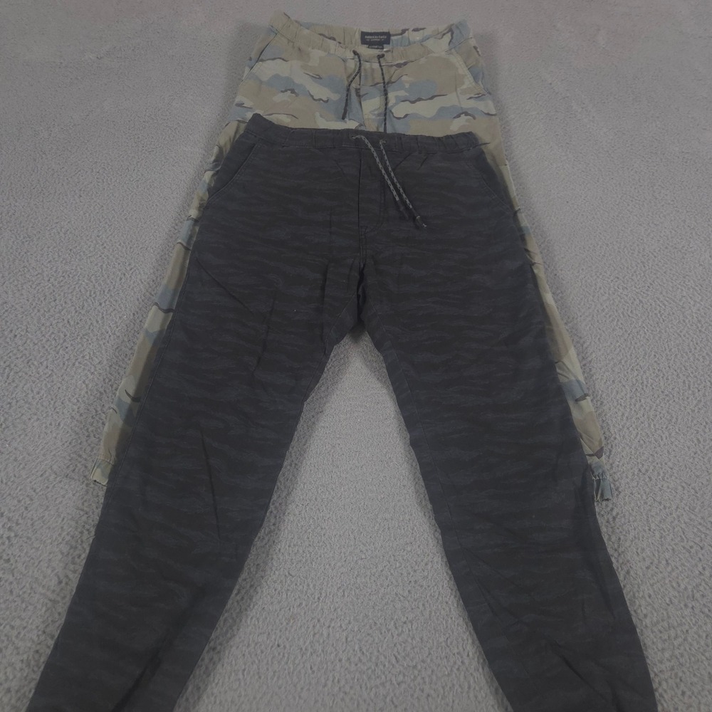 LOT OF 2 American Eagle Pants Mens S Multi Camo Extreme Flex Cotton Jogger Leg